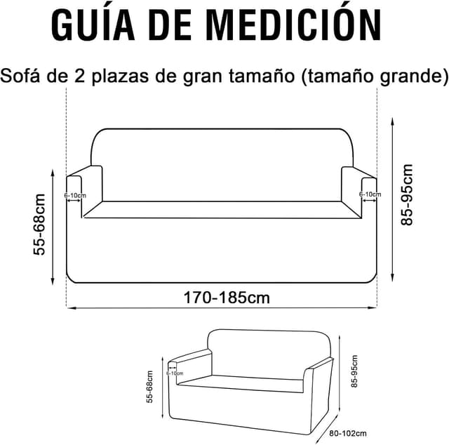 Thumbnail 2 de BellaHills fundas sofá SÖDERHAMN 3+2 plazas antimanchas gris 🛋