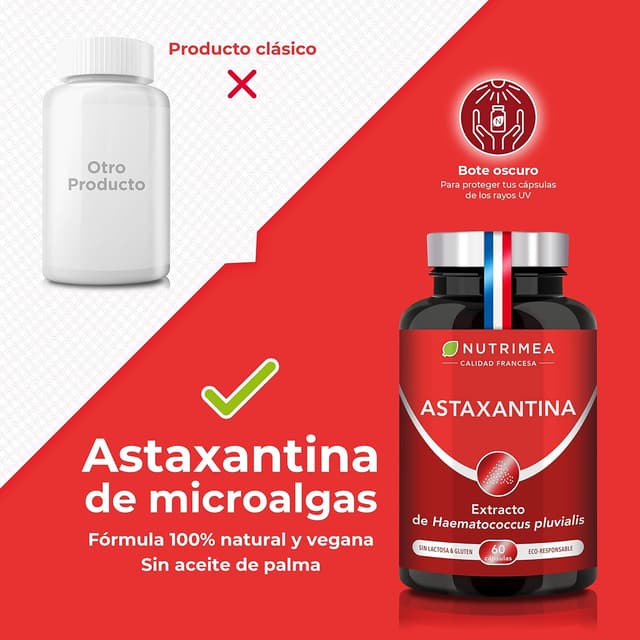 Thumbnail 2 de Nutrimea Astaxantina Pura 4 mg - Antioxidante Vegano y Natural