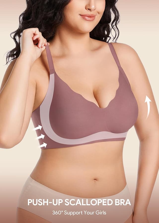 Thumbnail 2 de HBselect Jelly Bras for Women No Underwire 3PCS