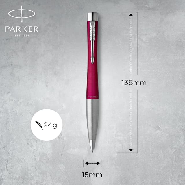 Thumbnail 2 de Parker Urban Twist stylo-bille magenta pointe moyenne