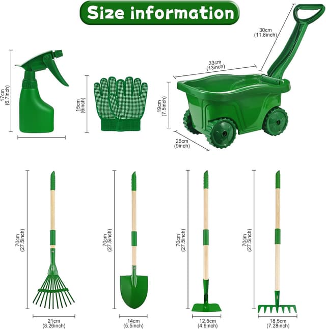Thumbnail 4 de Duckura Kids Gardening Tools Set 70cm