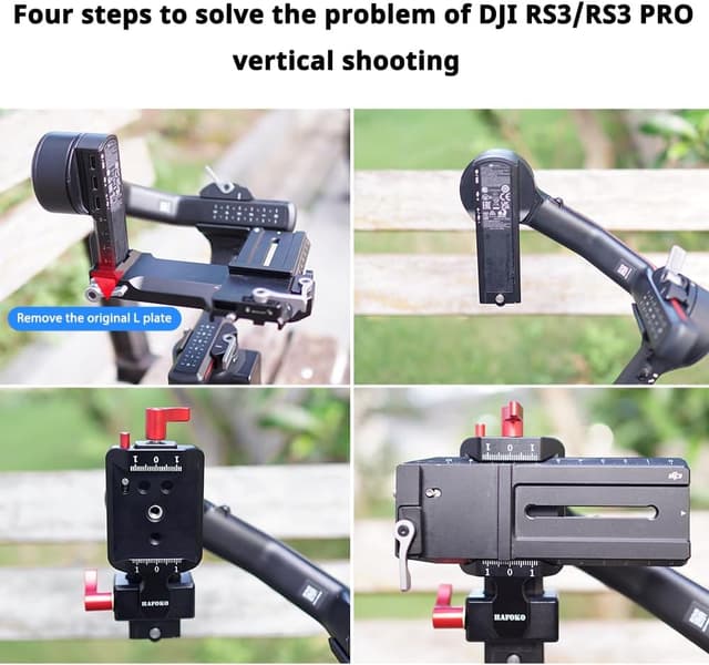 Thumbnail 4 de HAFOKO RS3 Vertical Mount for DJI Ronin S3 1 plate
