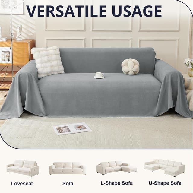 Thumbnail 2 de Royhom Impermeable Funda sofá 3 plazas 340x180 cm