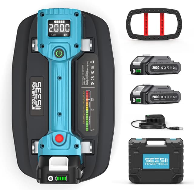 Imagen de SEESII Saugheber Akku, 200 kg Tragfähigkeit en OfertitasTOP