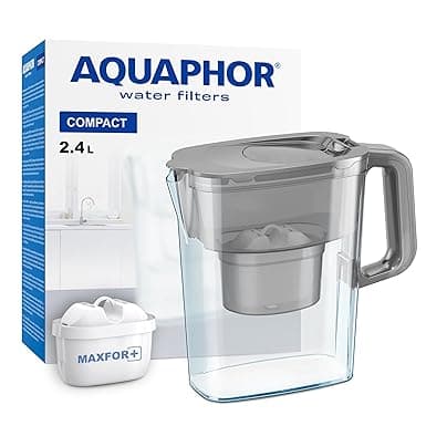 Imagen de AQUAPHOR Jarra Filtradora Compacta 200L, 2.4L, Gris 🚰 en OfertitasTOP