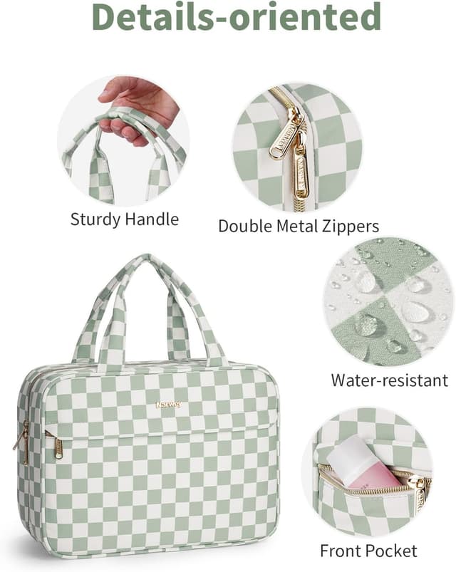 Detalle de Narwey Large Hanging Toiletry Bag 30.5cm