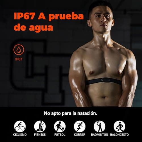 Detalle 2 de CooSpo H6 monitor de frecuencia cardíaca