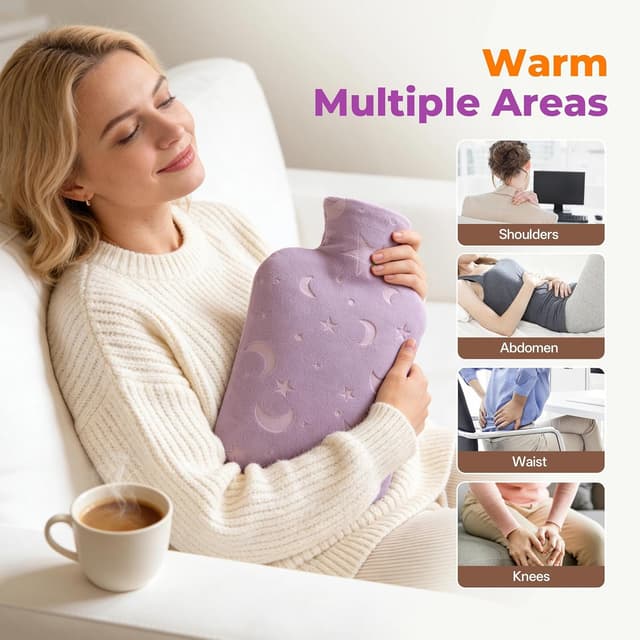 Detalle de DICEVER 2L hot water bottle for cramps