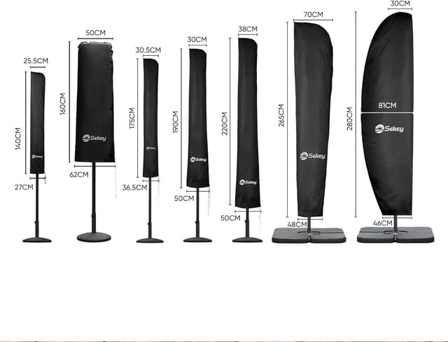 Thumbnail 5 de Sekey Funda Impermeable para Parasol 200 cm ☔