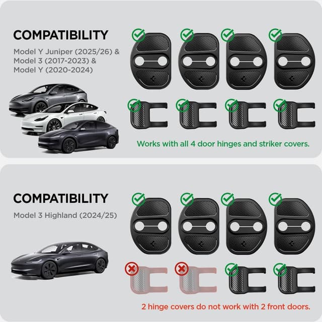 Detalle 2 de Spigen Tesla 3/Y Cubierta Cerradura 2025