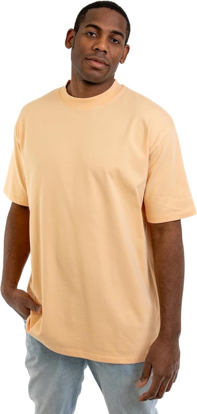 Detalle de Johnny Urban Sammy – T-shirt oversize unisexe en 100 % coton à col rond, coupe « fitted oversized »