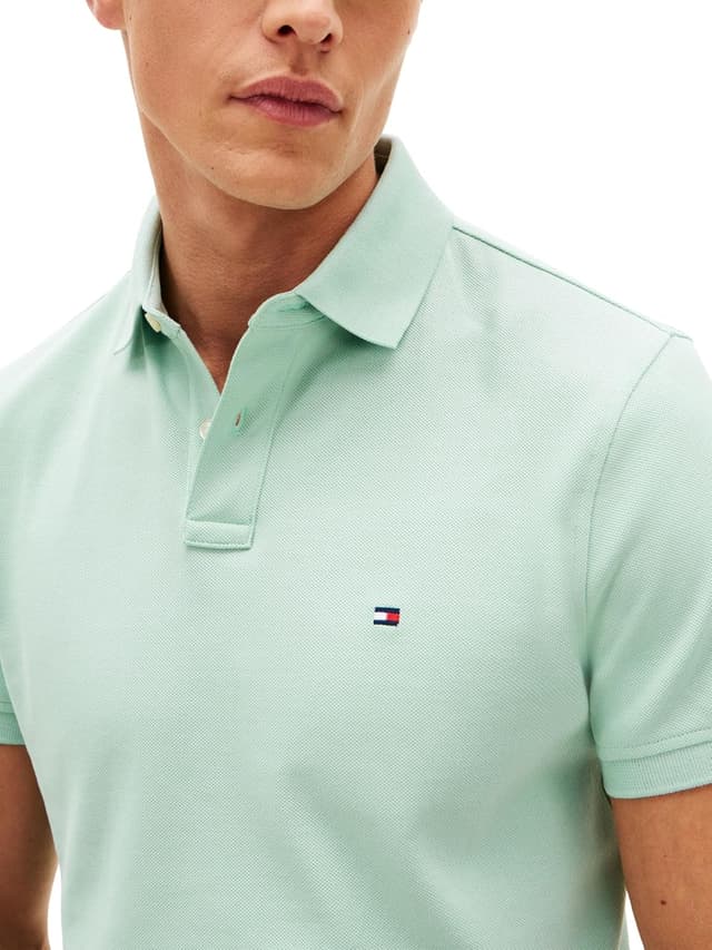 Detalle de Tommy Hilfiger Men’s Short Sleeve 1985 Regular Fit Polo Shirt