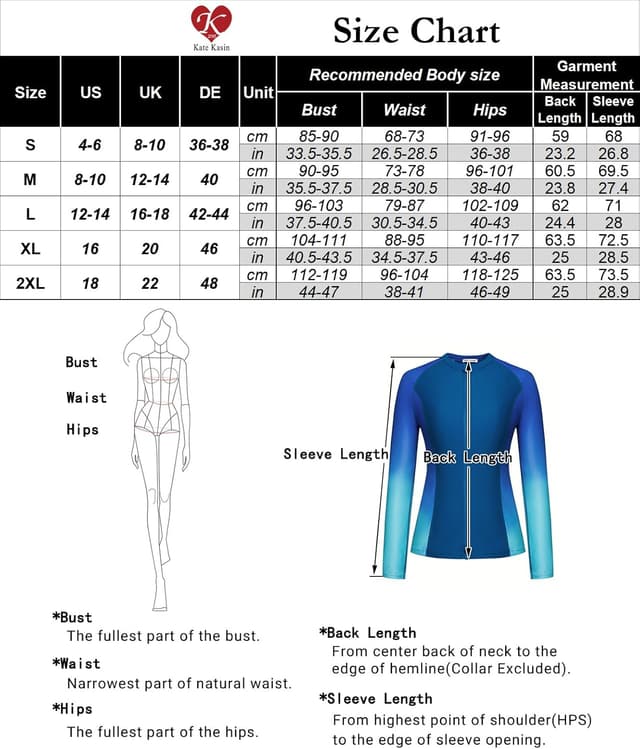 Imagen de Kate Kasin Costume da bagno a maniche lunghe UPF 50+ en OfertitasTOP