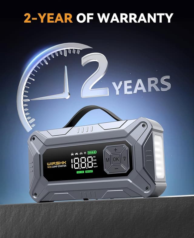 Thumbnail 6 de WIRSHK Jump Starter Power Pack 8000A