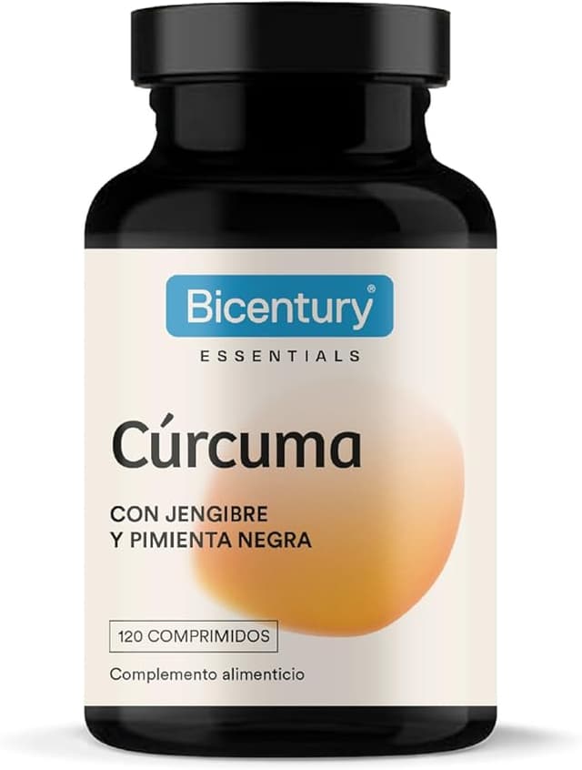 Imagen de Bicentury Cúrcuma con Jengibre y Pimienta Negra 🌿 120 Cápsulas en OfertitasTOP