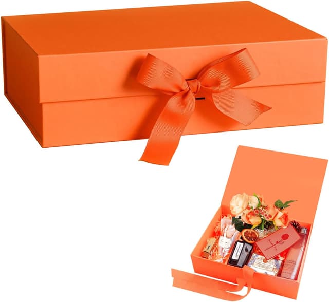 Detalle de Magnetische Geschenkbox 23x17x7 cm mit Schleife