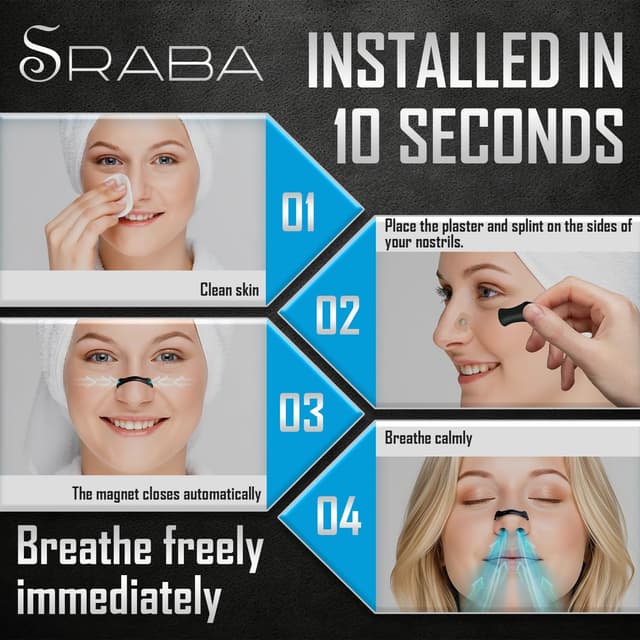 Thumbnail 2 de Sraba Magnetic Nose Strips 20 Pcs