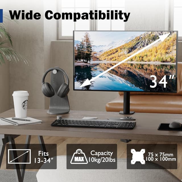 Thumbnail 1 de BONTEC Monitor Halterung 13–34 Zoll
