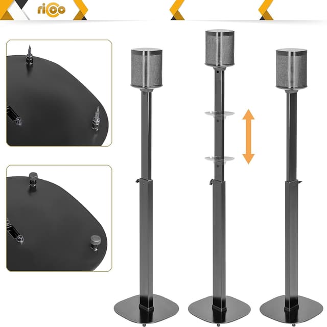 Thumbnail 2 de RICOO LH073 support enceinte 1182 mm