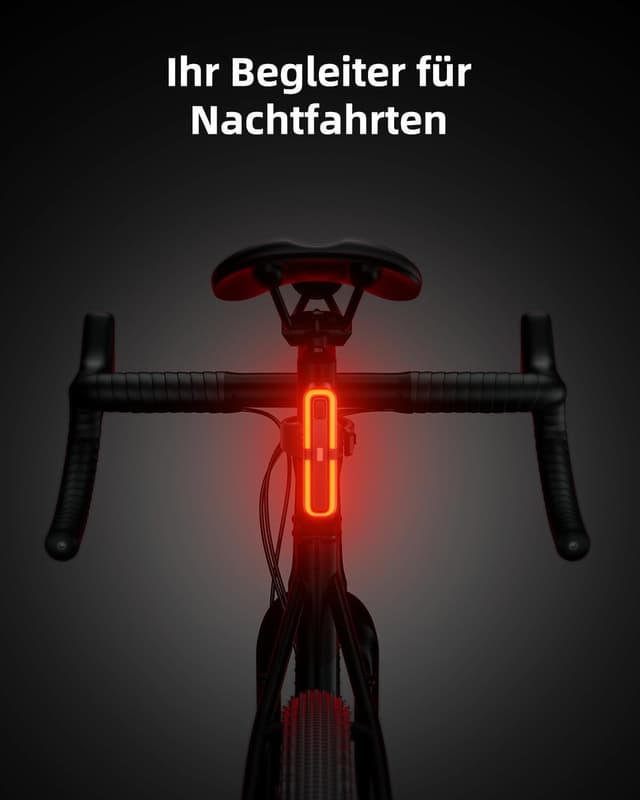 Thumbnail 1 de OnMeto Fahrrad Rücklicht Bremsblink USB-C