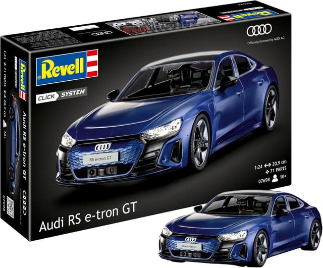 Detalle de Audi RS e-tron GT 2020 easy-click-system – kit de pièces multicolores à assembler