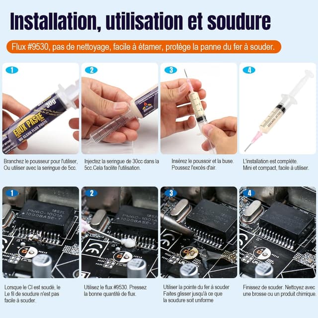 Thumbnail 4 de BEEYUIHF Flux pâte à souder sans plomb 46 g