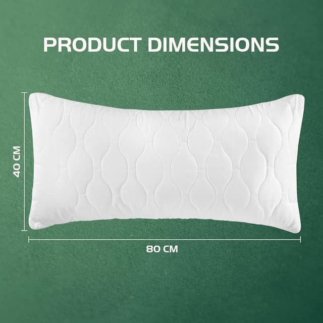 Thumbnail 1 de Utopia Bedding Almohadas de Sofá Acolchadas 40x80cm (Blanco) 🛋️