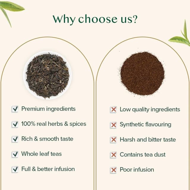 Thumbnail 6 de VAHDAM Tè Nero First Flush Darjeeling, 50 tazze (100 g) — foglie sciolte dal profilo floreale