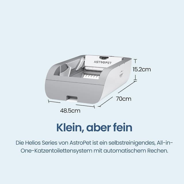 Thumbnail 5 de AstroPet Helios 65L Selbstreinigende Katzentoilette