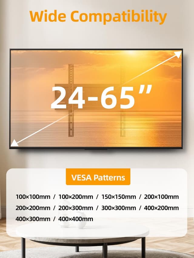 Thumbnail 4 de IWORKBOARD 43 Fixed Low Profile TV Wall Mount 55"