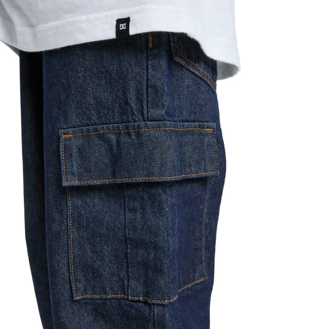 Detalle de DC Shoes Vaquero Baggy Cargo Indigo Dye