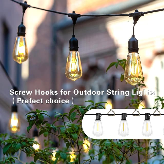 Thumbnail 3 de Ticway 20 PCS Heart Shaped Hooks for String Lights 🎉