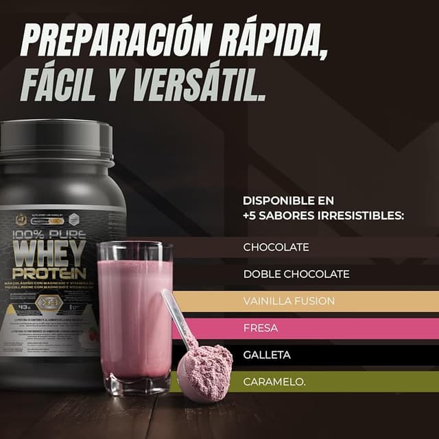 Thumbnail 4 de Healthy Fusion Whey Protein 1000g — Proteína con colágeno y magnesio 🍽