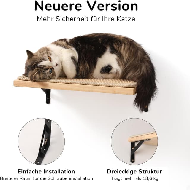 Detalle 2 de FUKUMARU Kletterwand Katzen 40x25 cm 🐾