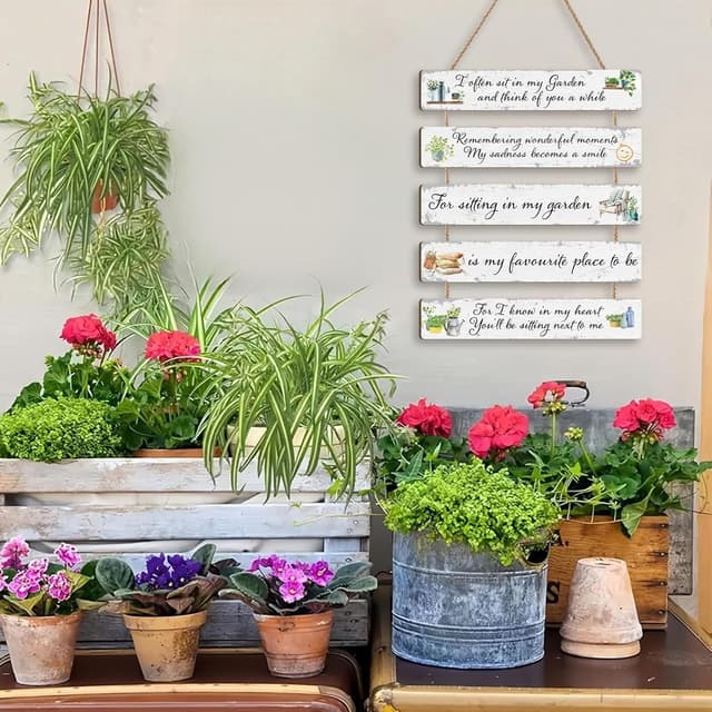 Detalle 2 de HPNIUB Funny Garden Sign 5 pack