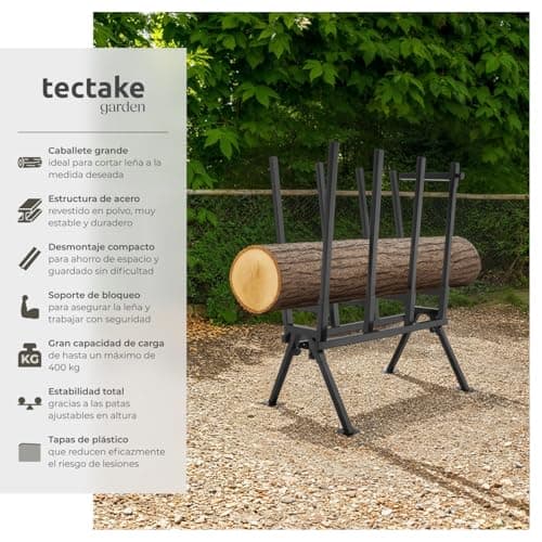 Detalle 2 de tectake Banco de Trabajo Plegable 76 x 53 x 102 cm