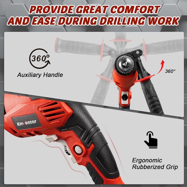 Detalle 1 de Enventor Hammer Drill 900W 13mm Chuck