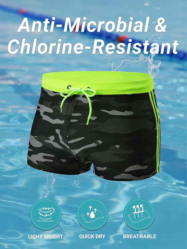 Detalle 2 de Arcweg boxer da bagno uomo con coulisse e slip/pantaloncini