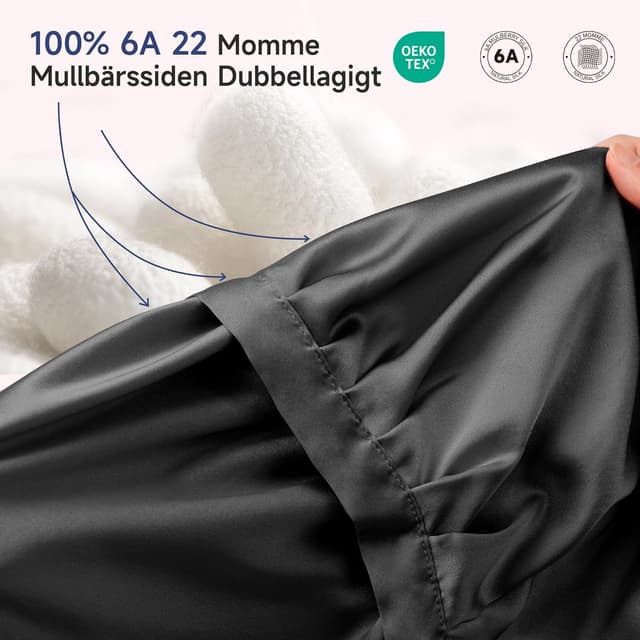 Thumbnail 1 de Kaome Schlafmütze aus Seide 22 Momme