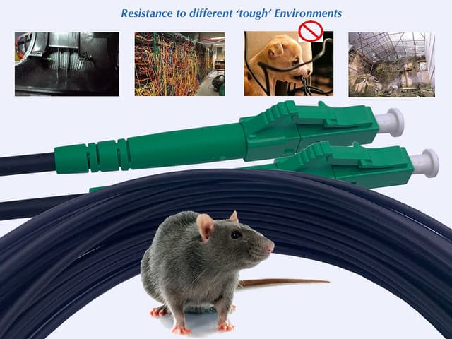 Thumbnail 2 de Elfcam® 15 m gepanzertes Glasfaserkabel LC/APC