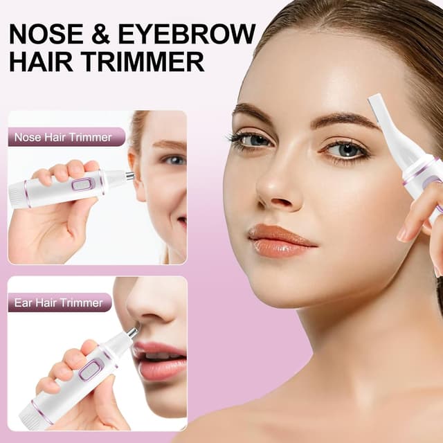Detalle 2 de Painless Nose Hair Trimmer 2025, IPX7 Waterproof ✂