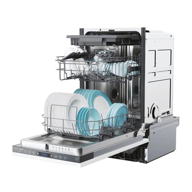 Detalle de Candy CI1C7SB1FA lavavajillas integrable 45 cm, WiFi y 10 servicios (reacondicionado Grado B)