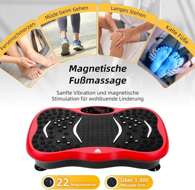 Thumbnail 4 de EVOLAND Vibrationsplatte 99 Intensitätsstufen