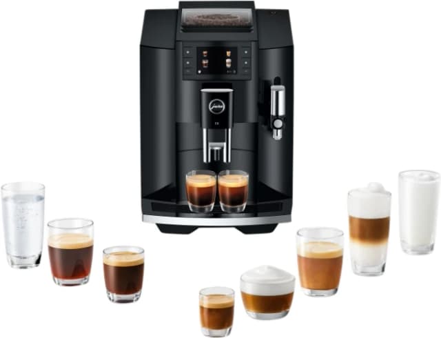 Thumbnail 1 de Jura E8 Piano Black Kaffeespezialitäten auf Knopfdruck