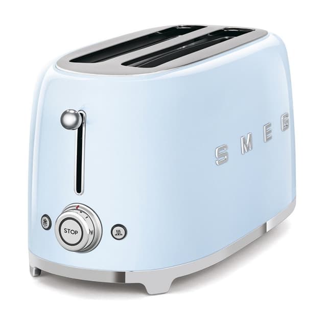 Detalle de Smeg TSF02PBEU Tostadora 4 rebanadas 1500 W 🍞