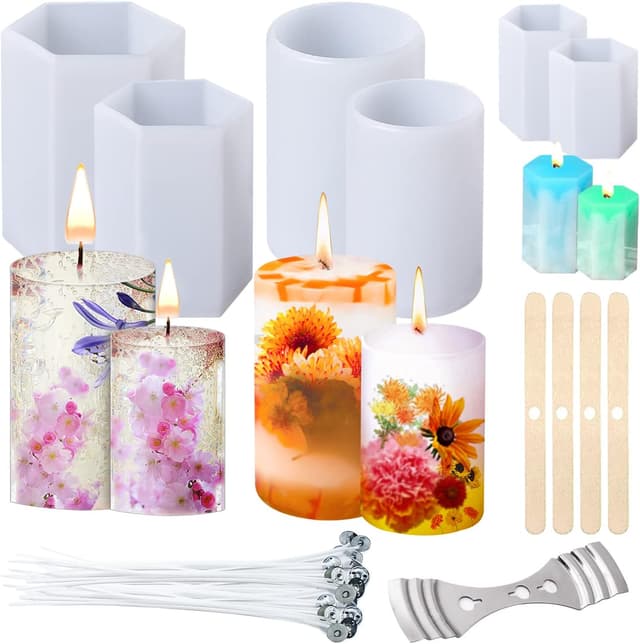 Imagen de LBING Silikon-Kerzenformen 6 Stück – Kerzengießform 🕯 en OfertitasTOP