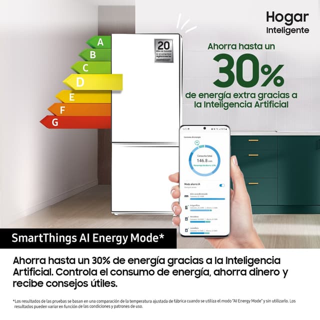 Thumbnail 4 de Samsung RB53DG703DS9EF Frigorífico 75 cm 📺