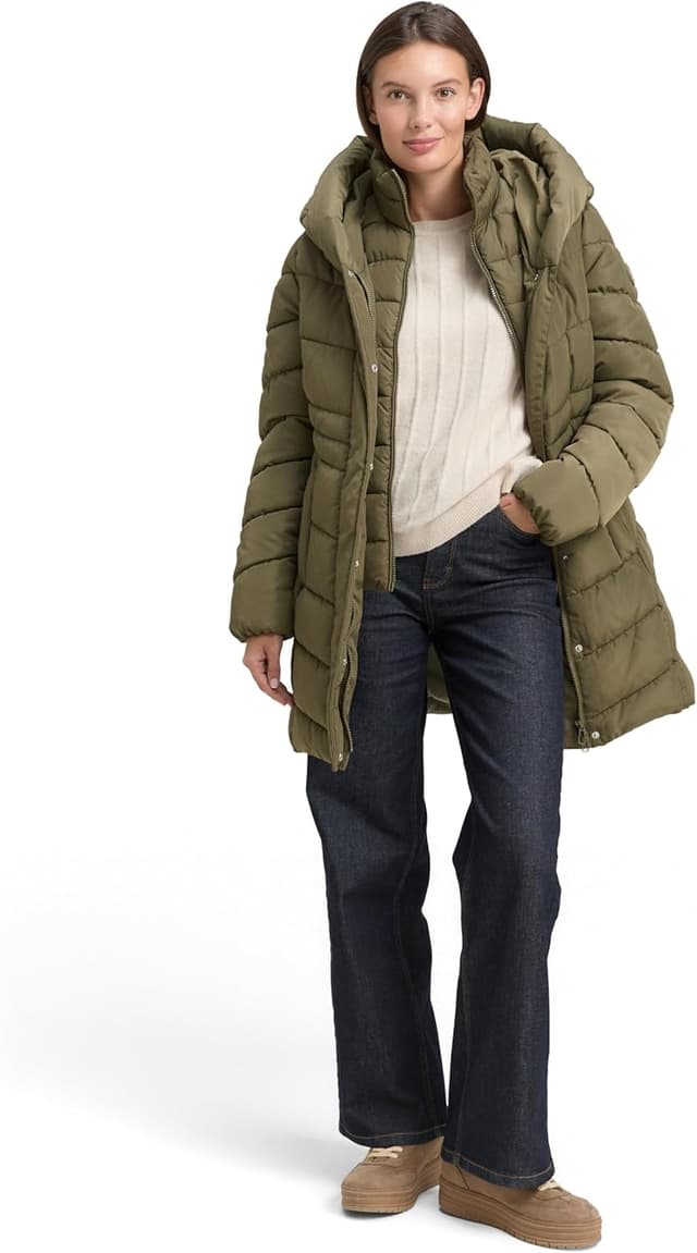 Detalle 2 de Giacca lunga donna TOM TAILOR 1047530: comfort e vestibilità comoda