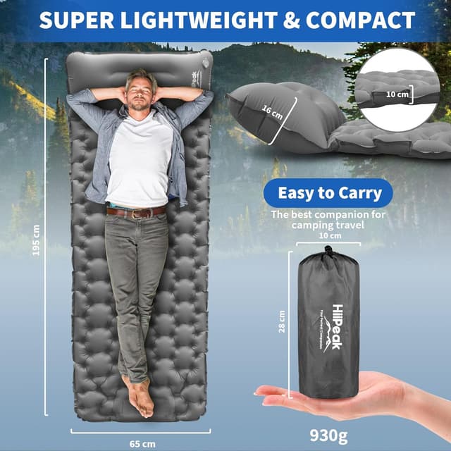 Thumbnail 1 de HiiPeak Camping Sleeping Pad ultralight inflatable pad ⛺