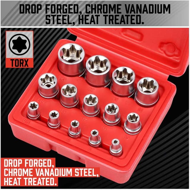 Thumbnail 2 de SEDY 14-Piece E-TORX Socket Set